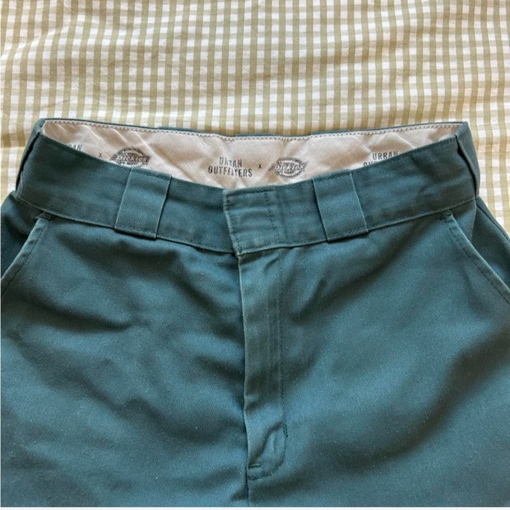 Teal Dickies x UO High-Waisted Relaxed Ankle Pants size 2